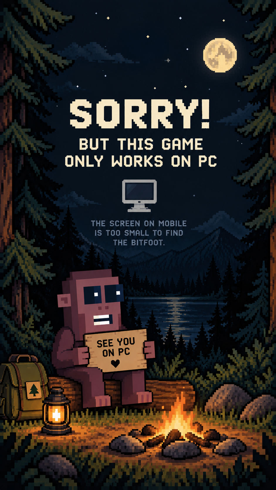 Sorry! This game only works on PC